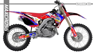 Maxcross Design Graphic kit Decal Sticker FOR HONDA 2013-2017 CRF250R CRF450R - Picture 1 of 3