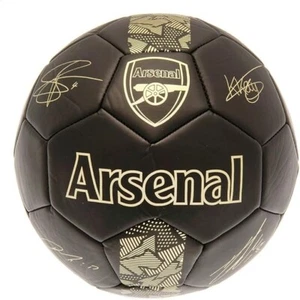 Arsenal FC Fußball Phantom Signatur Größe 5 Ball schwarz Geschenk offiziell lizenziert - Bild 1 von 5