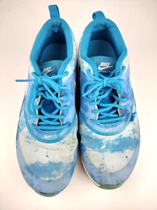 Womens AIR MAX THEA Blue Trainers Sky Blue 599408-401 Size 8 - Picture 1 of 8