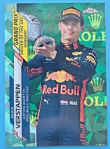 2020 Topps Chrome Sapphire Formula 1 F1 Max Verstappen Aqua /99 #165 - Picture 1 of 2