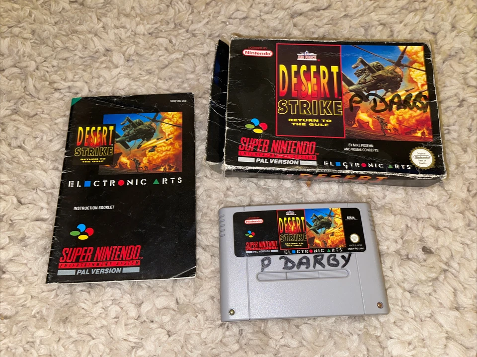 DESERT STRIKE RETURN TO THE GULF SUPER NINTENDO / SNES GAME - Image 1 of 1