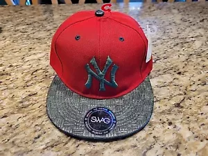 New York Yankees hat cap MLB Baseball Adjustable Snapback Swag NWT - Picture 1 of 10