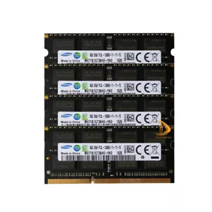 Samsung 4x 8GB 2RX8 DDR3 1600MHz PC3L-12800S 1.35 Model SODIMM Laptop RAM Memory - Picture 1 of 10