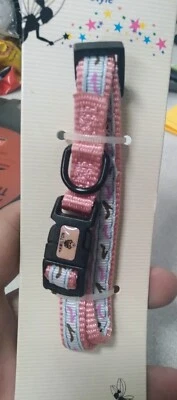 Hamilton Pixie Pet Collection 3/8" x 7-12" Collar with 6' Lead, Pink/High Heels - Image 1 of 4