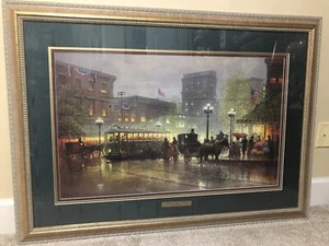 G Harvey Peachtree Street Atlanta Hand signed And Numbered 858/1950 - Picture 1 of 17