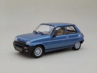 RENAULT 5 TURBO ALPiNE 1982 BLU MET. 1/43 (NO RALLY IXO NOREV MiNiCHAMPS SPARK) - Immagine 1 di 3
