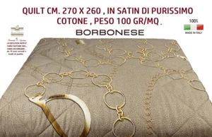BORBONESE Trapuntino quilt raso satin , 100 gr./mq. colore nocciola - Bild 1 von 13