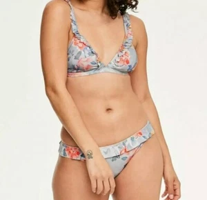 Figleaves Camilla Floral Bikini Top & Bottom Set Size 14 - Picture 1 of 8