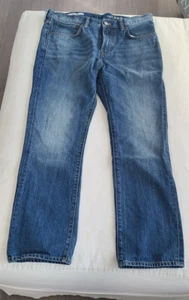 Neu ohne Etikett Gap 1969 Herrenjeans Größe 34 x 30 schmal dunkel Denim - Bild 1 von 2