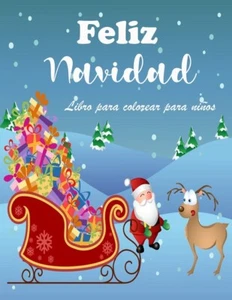 Incre?Ble Libro De Navidad Para Colorear Para Ni?Os: P?Ginas Navide?As F?Ci... - Picture 1 of 1
