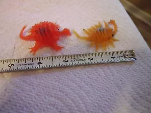 Vintage Hong Kong Miniature Creatures Jelly Plastic Lot of two - Picture 1 of 5