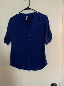 Ladies Small Blue Shirt/Blouse - Picture 1 of 4
