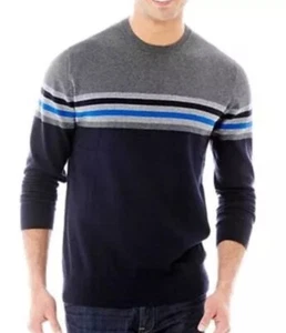 Claiborne Men's Size Large Cashmere Blend Long sleeve Soft Sweater NWT REG $50 - Picture 1 of 14