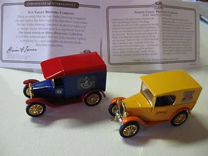 Matchbox Collectible Brewery Cars-NORTH COAST & SUN VALLEY Brewing Company-1996 - Picture 1 of 4