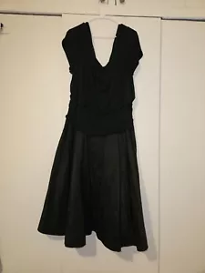 S.L. Vestido Fashions Negro Estilo Años 50 Semi-Formal Hasta el Té (24W) Talla Grande - Imagen 1 de 13