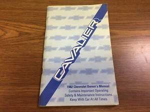 1982 Cavalier Chevrolet Car Owners Manual - Picture 1 of 8
