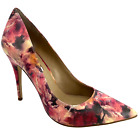 Women's New BCBGeneration Oslo Pink Floral Pumps Heels  Shoes size 7.5M