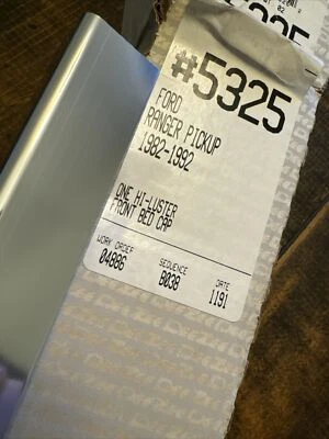 Cubierta de tapa de cama delantera para Ford Ranger 82-92 Dee Zee protector aluminio 5325 de colección Foto 1 de 4
