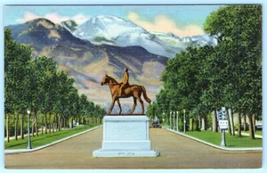 Postcard c1908 Colorado Monument Gen. WM. J. PalmerPikes Peak  #C14 - Picture 1 of 2