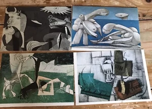 🔲4 - Vintage Picasso 16 Museum Of Art Cards - Picture 1 of 8