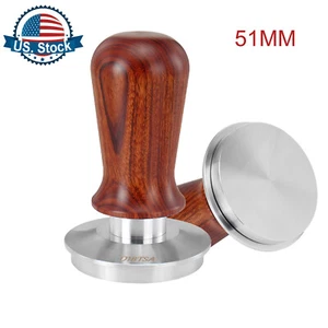Nivelador de martillos calibrado en polvo para manipular café espresso base plana cargada con resorte - Imagen 1 de 14