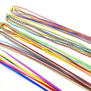  4 Packs Braiding Rope Colorful Hair Rubber Bands Tie to Weave
