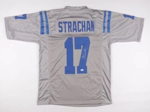Michael Strachan Signed Indianapolis Colts Jersey (JSA) - Picture 1 of 3