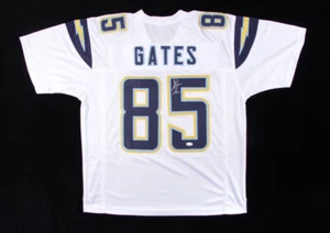 Antonio Gates Signed San Diego Chargers White Jersey (JSA COA) 8×Pro Bowl T.E. - Picture 1 of 6