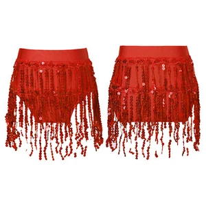 Kids Girls Skirts Stylish Briefs Bottoms Tassel Swing Skirt Short Miniskirt - Picture 1 of 59