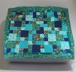 SOKA Original selbstgemachter Patchwork gesteppter Überwurf Wandbehang Neu! - Bild 1 von 8