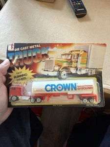 Die Cast Metal Truck Fast Running Wheel-Crown Gasolines  NOS  Blue Cab - Picture 1 of 2