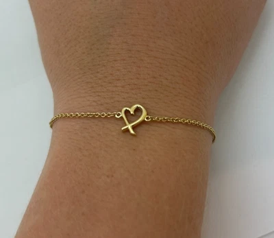 Pulsera Tiffany Paloma Picasso Corazón Amoroso Oro 18k Foto 1 de 4