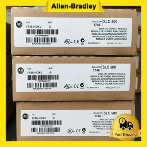 New Factory Sealed AB 1746-NO4V SER A SLC 500 Analog Output Module 1746NO4V - Picture 1 of 5