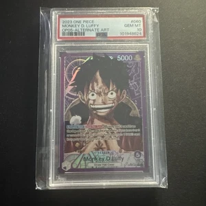2023 ONE PIECE AWAKENING OF THE NEW ERA 060 MONKEY D. LUFFY OP05-ALT ART PSA 10 - Picture 1 of 5