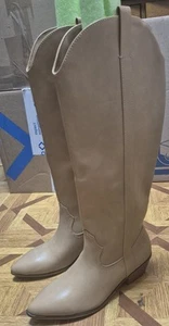 White Mountain Women’s Western Boots Size 8.5 Light Brown Cowboy NEW - Picture 1 of 7