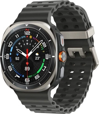 Samsung Galaxy Watch Ultra 47mm LTE Bluetooth 32GB Saphirglas Titanium Silver - Bild 1 von 4