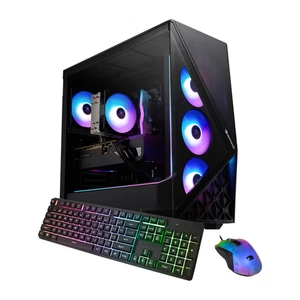 iBUYPOWER Slate Gaming PC Desktop Computer RTX 5070 16GB RAM SBI5N5701 NEW - Picture 1 of 5