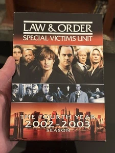 Law & Order: Special Victims Unit SVU - The Fourth Year (DVD, 2002, 3-Disc Set) - Imagen 1 de 3
