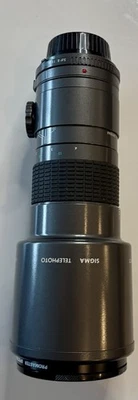 Lente teleobjetivo para cámara Sigma 400 mm f/5,6 Montaje Minolta A ¡BONITO! Foto 1 de 4