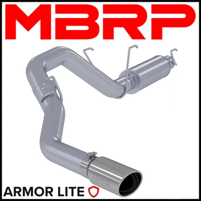MBRP Armor Lite 4" Cat-Back Exhaust System fit 2014-2025 Ram 2500 3500 6.4L Hemi - Image 1 of 4