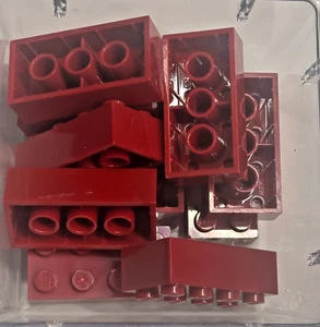 Lego 2 x 4 Steine, 3001, dunkelrot, Stck 10 kostenloser Versand - Bild 1 von 1