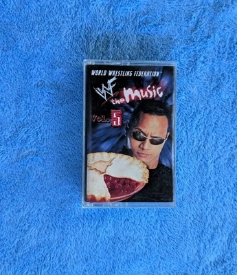 WWF THE MUSIC Vol. 5 Cassette Tape 2001 World Wrestling Federation Theme Music - Image 1 of 4