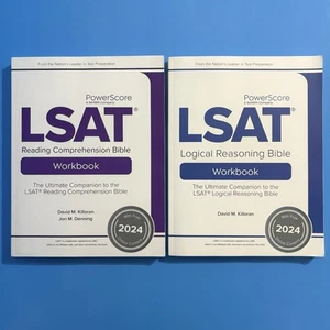 PowerScore 2024 LSAT Bible Workbook Duology - Logical Reasoning & Reading Comp. - Picture 1 of 12