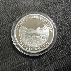 Kanalwels National Fishing Grand Slam 1 oz .999 Silbermünze rund PP - Bild 1 von 4