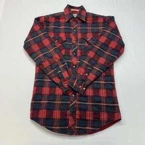 Vintage Distressed Northwest Territory kariert Flanell isoliert Stepphemd Arbeit - S - Bild 1 von 20