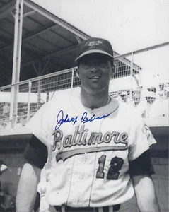 Autogramm 8x10 Johnny Orsino Baltimore Orioles Catcher 1963-65 (d 2016) Giants - Bild 1 von 1