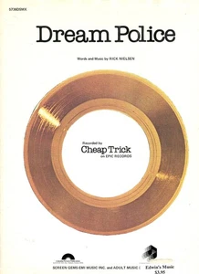 1979 Sheet Music ~ DREAM POLICE ~ Cheap Trick ~ Vintage! New! - Picture 1 of 1