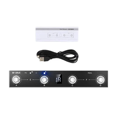 MIDI Foot Controller 4 Button Wireless Ampero Control for  Devices - Image 1 of 3