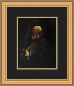 Marc Chagall Musician with Violin Custom Framed Print - Picture 1 of 2