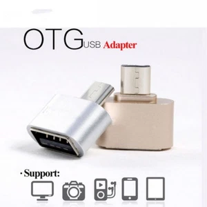 Micro USB to USB OTG Adapter Converter for Android Tablet Samsung Sony HTC - Picture 1 of 2